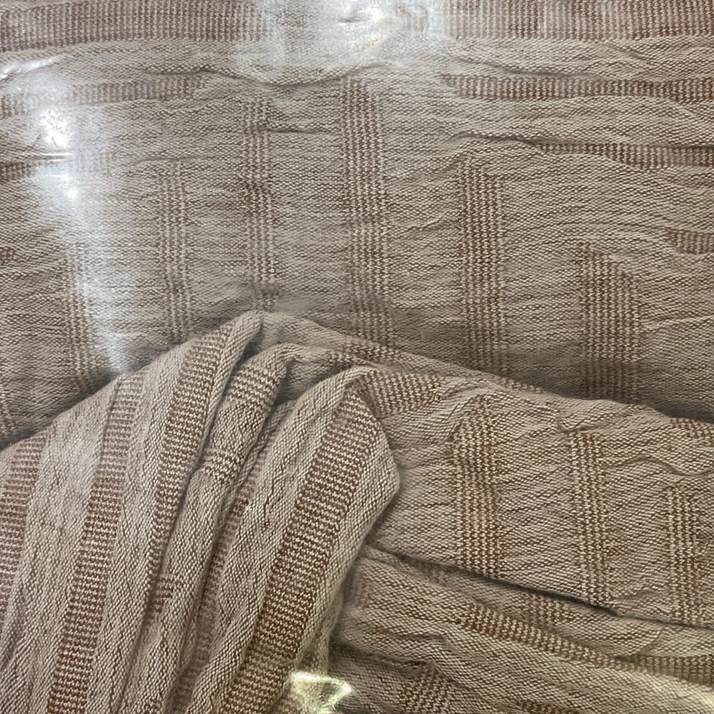 OAK Textured Brown Duvet Cover
